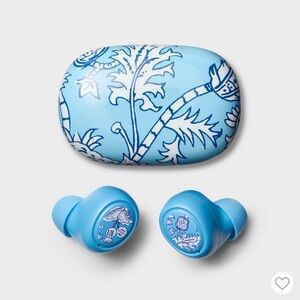 Roller Rabbit for Target Light Blue Floral Kids Wireless Earbuds